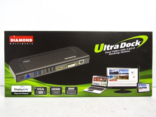 Diamond Multimedia Ultra Dock Dual Video USB 3.0/2.0 Docking Station DS3900V2 - 第 1/8 張圖片