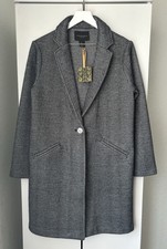Christian Siriano New York Women Coat Size S Black & White