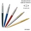 PARKER-JOTTER-BALLPOINT-PEN-BLACK-BLUE-RED-STAINLESS-STEEL-SILVER-GOLD-GIFT thumbnail 1