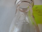 Vintage 1-MNN Half Pint Clear  Glass Milk Bottle 5.50" Tall — photo 4