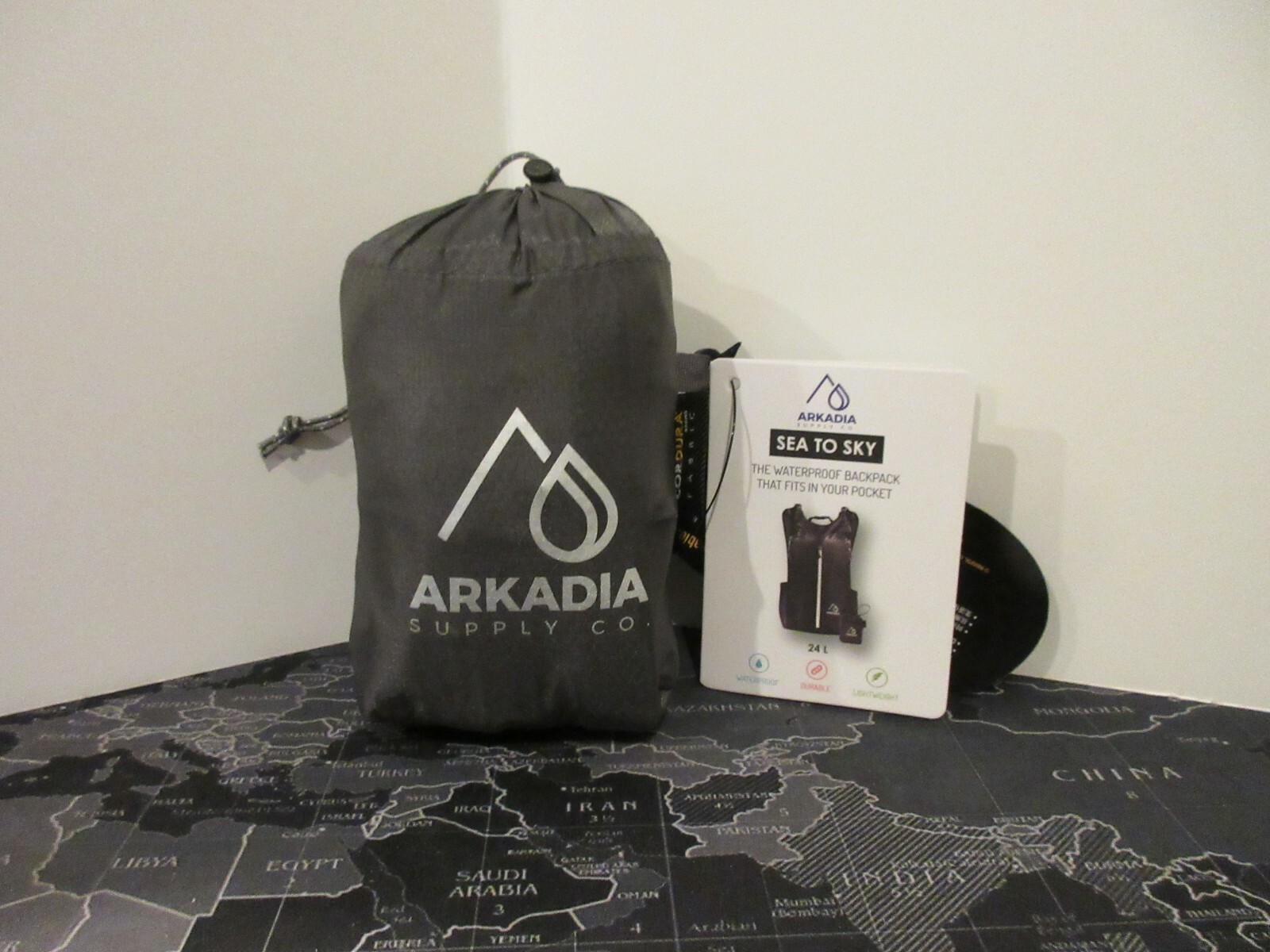 arkadia waterproof backpack