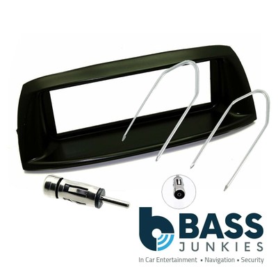 Single-DIN Radio Bezel For BMW Mini One / Cooper (R50 R52 R53 2001–2006) + Fakra Adapter