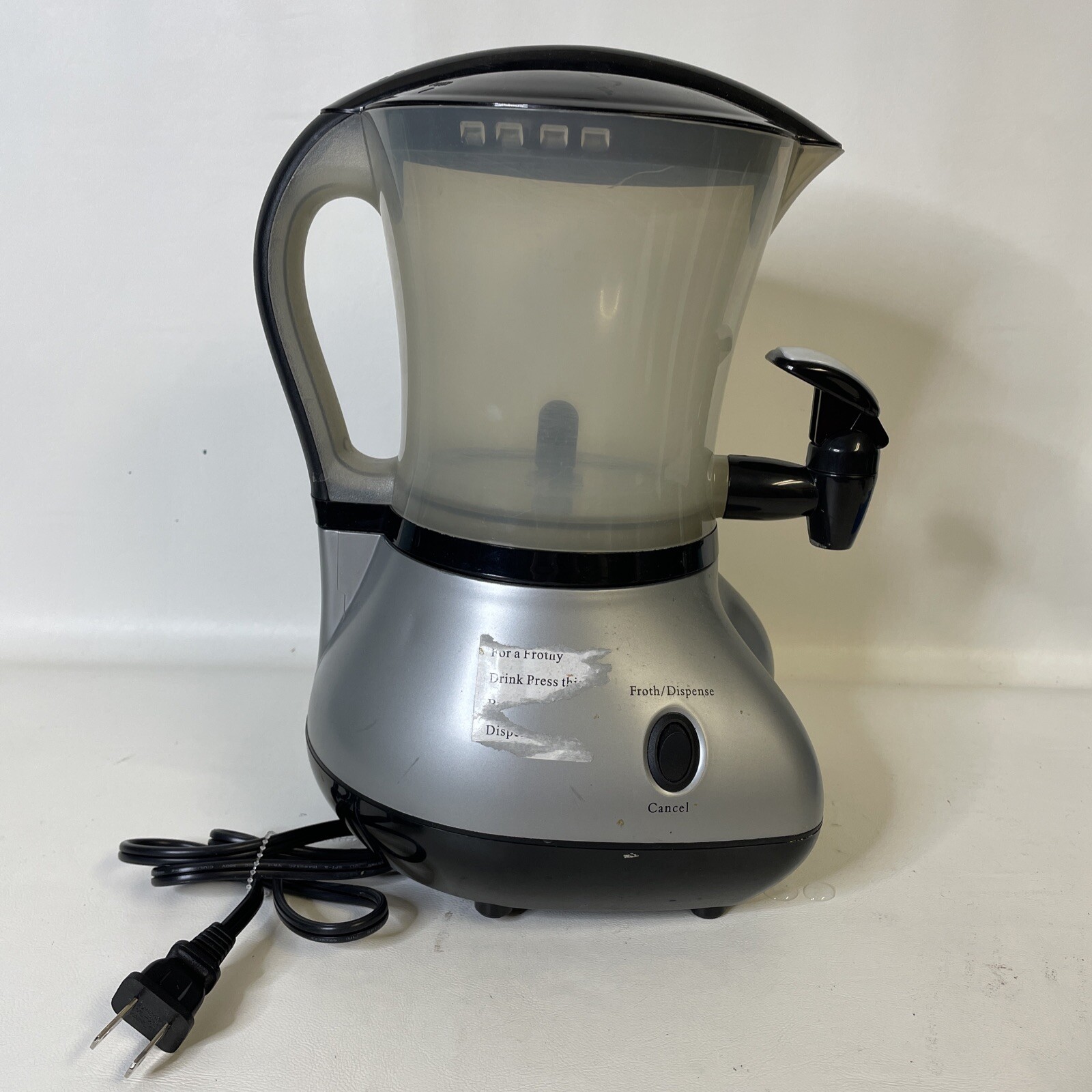 Back To Basics Cocoa Latte Hot Drink Maker with Dispenser Spout Model  CM300BR