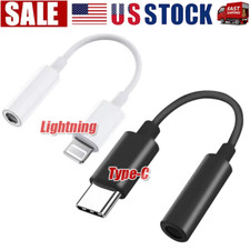 USB-C Type C to 3.5mm AUX Headphone Jack Adapter Lot For iPhone 15/Android Phone