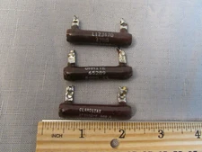 (3) Small Power Resistors Ohmite L12J470 Clarostat VPR-10-F