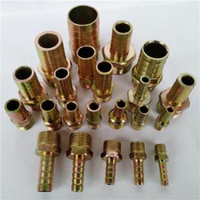 1/8" 1/4" 3/8" 1/2" 3/4" 1" BSP Male Thread Barb Hosetail Connector Pipe Fitting