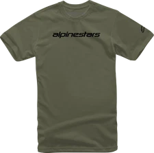 Alpinestars Linear Wordmark T Shirt Medium Military/Black