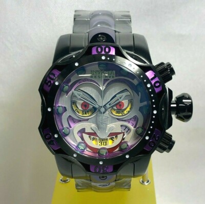 Invicta 33811 Reserve DC Comics Joker *LE/4K* 52mm Black/Purple Venom Watch