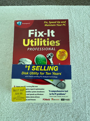 Avanquest Fix-It Utilities 12 Professional - Win XP/Vista/Win 7