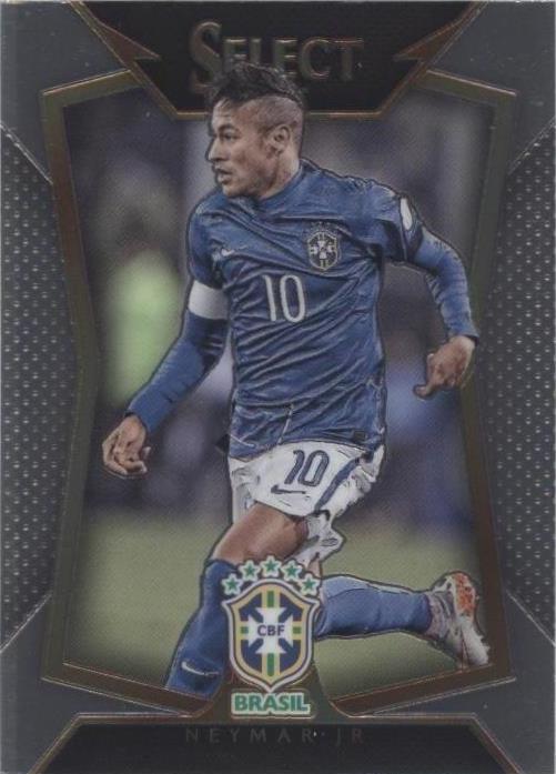 ネイマール panini select 15シリ LOT OF (2) NEYMAR JR 2015/16 PANINI SELECT #22 TEAM BRASIL