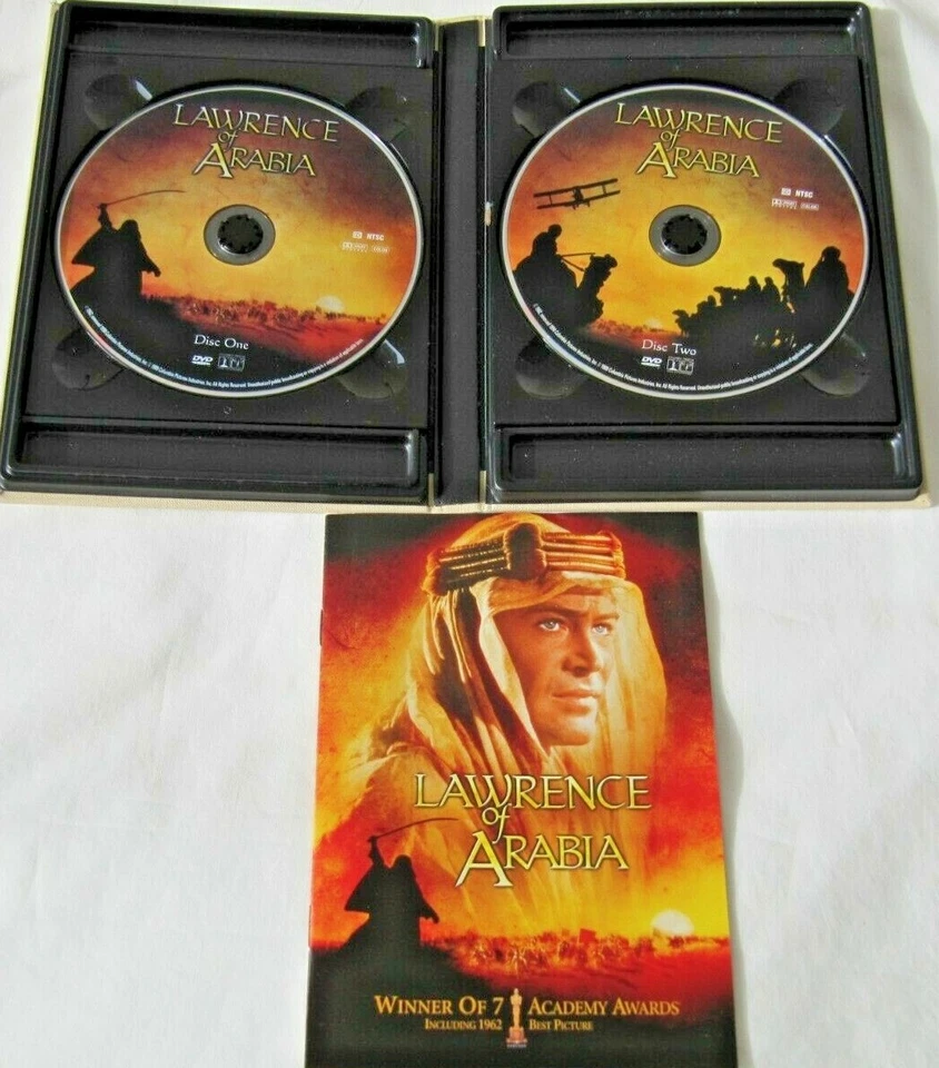 LAWRENCE OF ARABIA, LIMITED EDITION, PETER O'TOOLE, 2 DVD DISC SET WITH BOOKLET - Image 4 of 4