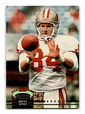 Brent Jones 1992 Stadium Club #432 San Francisco 49ers Mint