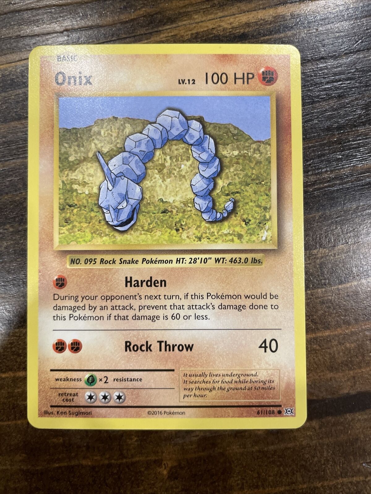 Onix Pokemon Cards