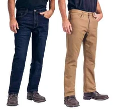 New! Weatherproof Vintage Men's Stretch Canvas Bonded Fleece Lined Jeans