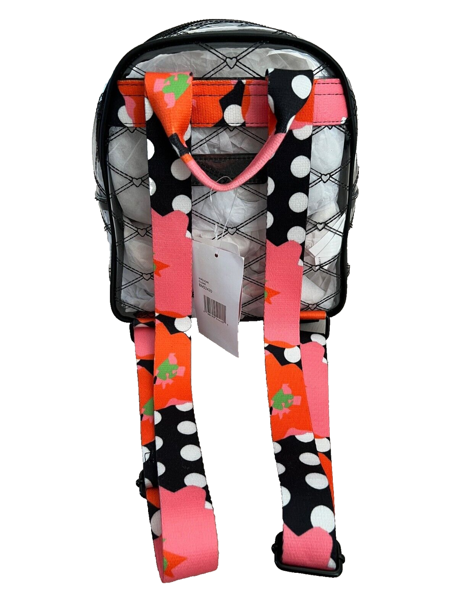 Betsey Johnson BM22420 Clear Black Multi Strap Backpack Bag  display picture 2