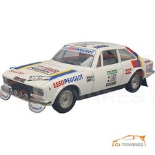 SOLIDO 1055 PEUGEOT 504 COUPE V6 #02 NICOLAS - CAMET RALLY AIR AFRICA 1/43