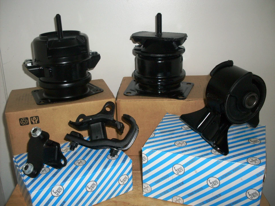 2001-2003 -- CONJUNTO DE 3 MOTORES E 2 SUPORTES DE TRANSMISSÃO PARA ACURA CL (3.2L, V6, AT). - Imagem 3 de 4