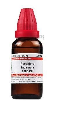 Dr Willmar Schwabe India Passiflora Incarnata 1000 CH Dilution 30 ml e295 - Picture 1 of 4