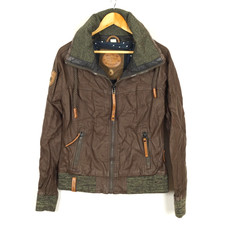 Veste de vélo femme NAKETANO taille M marron fermeture éclair intégrale poche...