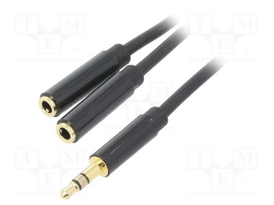 Klinke 3,5mm, 3pin, Buchse x2,Jack 3,5mm 3pin Stecker Kabel