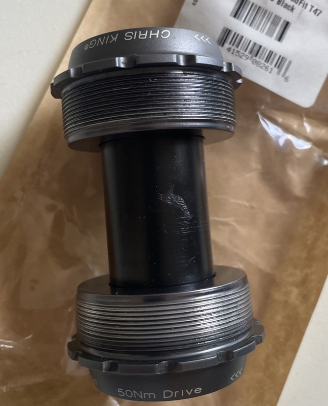 Chris King T47 24x ThreadFit Bottom Bracket Matte Slate