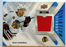 2021-22 Upper Deck Series 2 - Mike Hardman #RM-MH (MEM, RC) Rookie Materials
