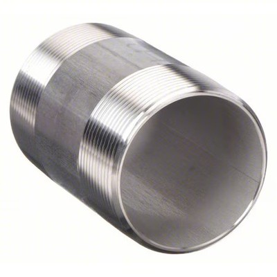 2'' Mnpt X 3'' Tbe Stainless Steel Pipe Nipple Sch 40 Pk25, T4bni03p25