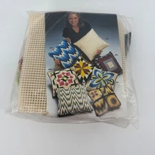 Vintage Artcraft Concepts Bargello Sampler No. 2805 Needlepoint (pillow) Kit NEW