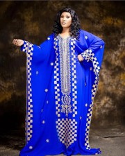 Kaftan Gown Dress Hand Work Dubai Stylish Abaya Long Farasha Islamic Moroccan