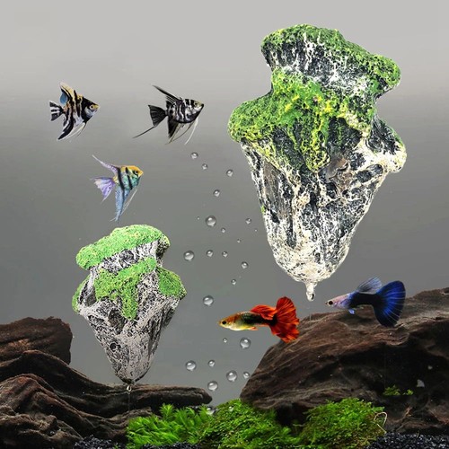 Aquarium Decor Peculiar Suspended Rock Flying Rock Pumice Artificial Stones - Picture 8 of 10