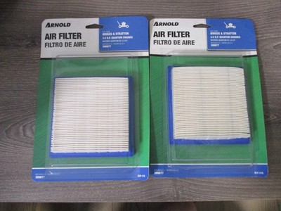 2 Pack Arnold Briggs & Stratton 3.5 HP Quantum Engines Air Filter 399877