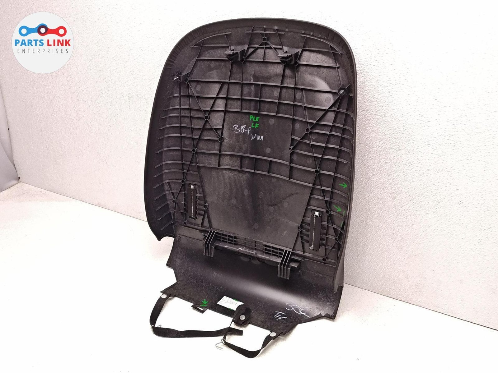 2016-20 BENTLEY BENTAYGA FRONT LEFT SEAT BACK PANEL TRIM CARGO POCKET EBONY 636