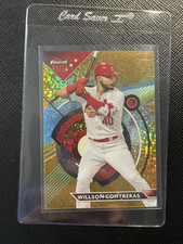 2023 Topps Finest Willson Conteras #63 Gold Mini-Diamond Refractor /50