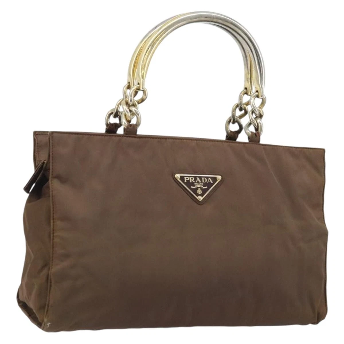 PRADA Brown Nylon Exterior Bags & Handbags for Women for sale | eBay