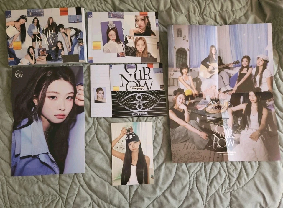 Purple Kiss - Our Now Album - All Inclusions + Goeun Makestar POB Photocard  - Image 3 of 3