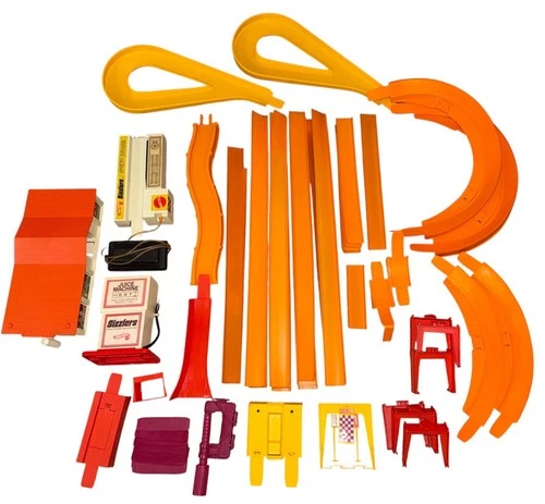 Vintage Hot Wheels Super Charger Sprint Set Plus Lot