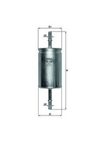 Kraftstofffilter Mahle KL 559 Leitungsfilter FüR Mazda Ford Volvo Focus DBW V50