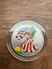 1997 Silver Dollar - Colorized Silver Eagle, 1 oz Fine Silver In Capsule