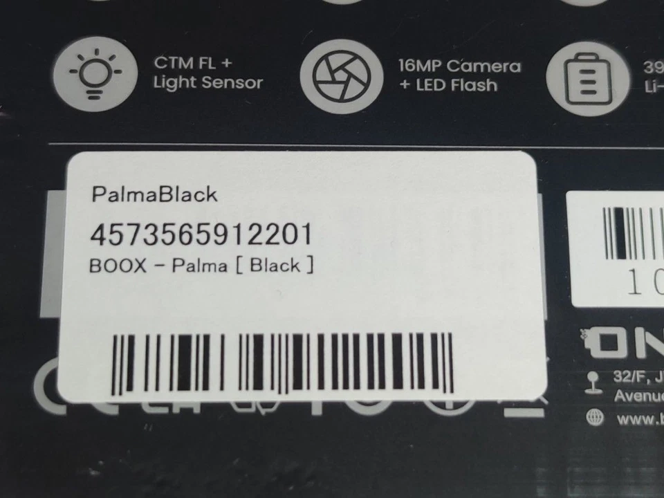 Onyx BOOX Palma Black New Unopened Japan - Image 2 of 3