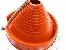 RF902RE (2" - 7-1/4") RETROFIT red Flexible Pipe Flashing Dektite