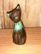 BLUE MOUNTAIN VINTAGE CAT ORNAMENT MINATURE 1960 CERAMIC
