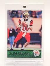 TOM BRADY 2000 PACIFIC FOOTBALL ROOKIE RC /999 #403 MICHIGAN Q3668-3