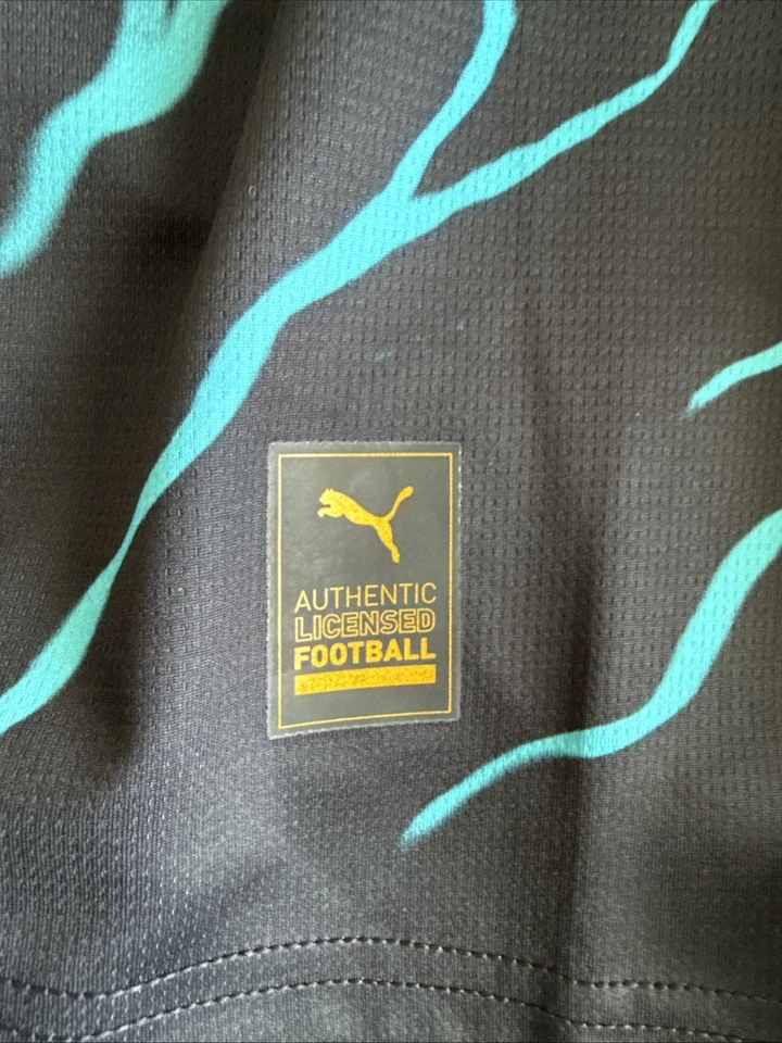 Men’s Puma Erling Haaland #9 Manchester City Jersey 2023/24 Third Sz XL - NWOT - Image 3 of 4