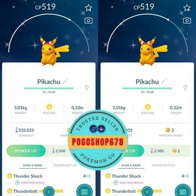Pokémon PTC Go - Shiny Pikachu May's Bow Go Tour 2026  