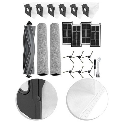 Seitenbürste Filterwalze Bürstenset entwickelt für Mova S70 Roller Staubsauge