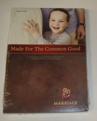 Made For The Common Good DVD & Booklet. Christian Marriage. New Sealed
