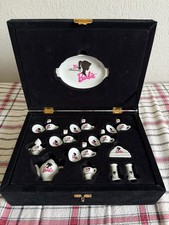 BARBIE 35th Anniversary Limited Edition China TEA SET In Case by Chilton Toys