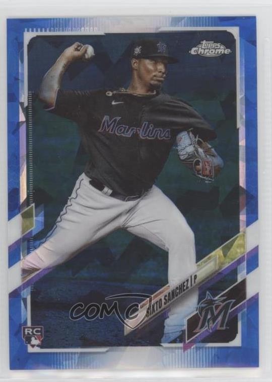 2021 Topps Chrome Sapphire Edition Sixto Sanchez #25 Rookie RC 0c4