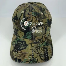 Zurich Classic New Orleans Hat TPC Camo Adjustable OSFM AHead Baseball Cap
