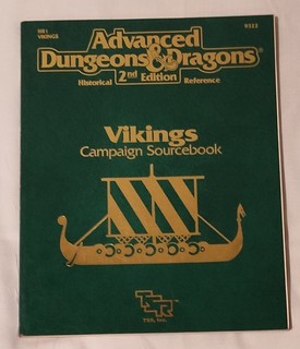 (TSR #9322) Vikings Campaign Sourcebook With Map Original (Excel. Near Mint)